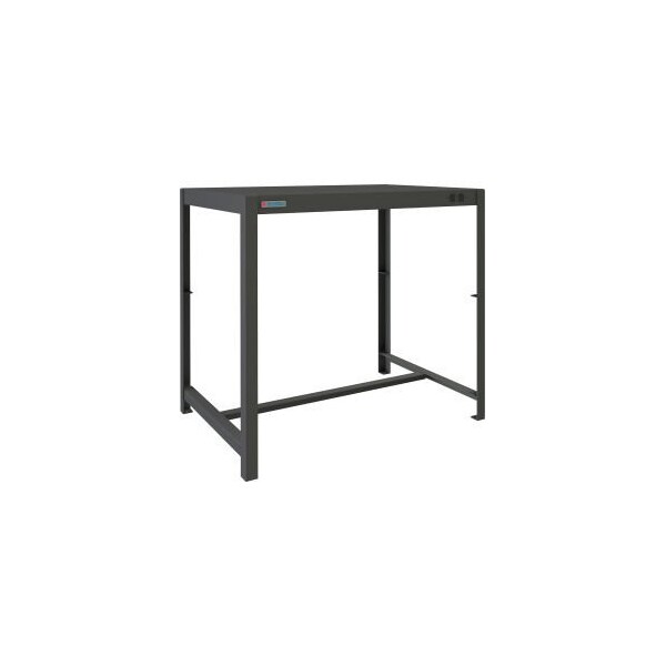 Deluxe Machine Table 12 Gauge Welded Top 36W x 24D x 36H